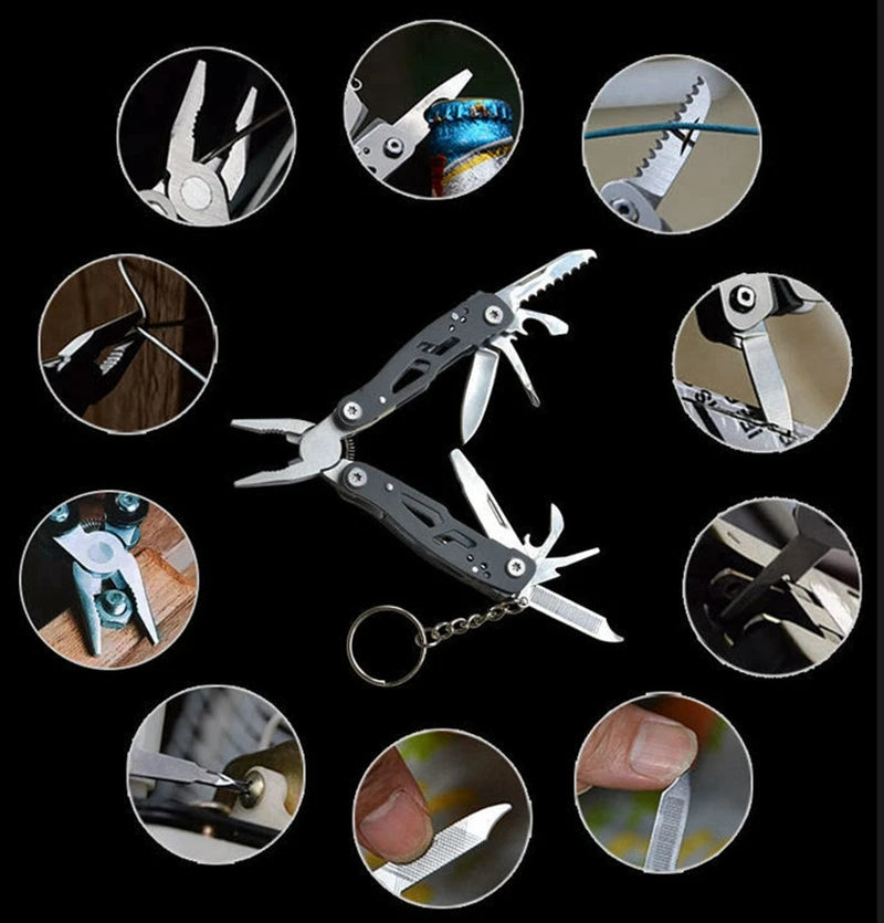 Multifunctional Pliers Folding Pliers Multi-tool Pocket Knife Pliers Outdoor Portable Folding Plier Multipurpose Repair Tools