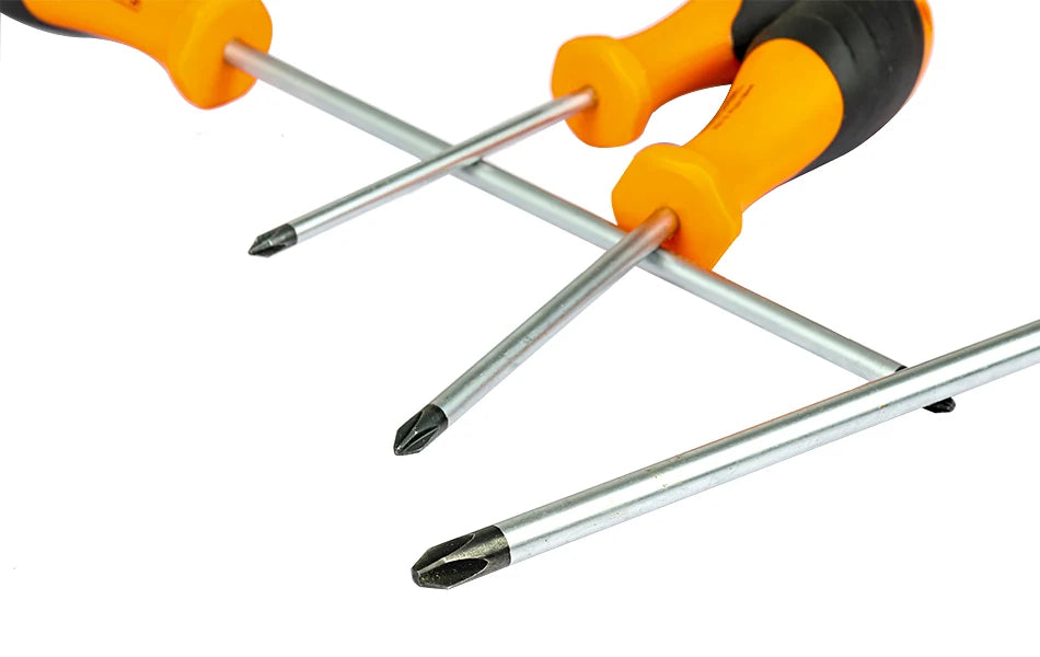 NINDEJIN 1pc electric magnetic screwdriver tools PH0 PH1 PH2 PH3 CR-V phillips screwdriver PP handle