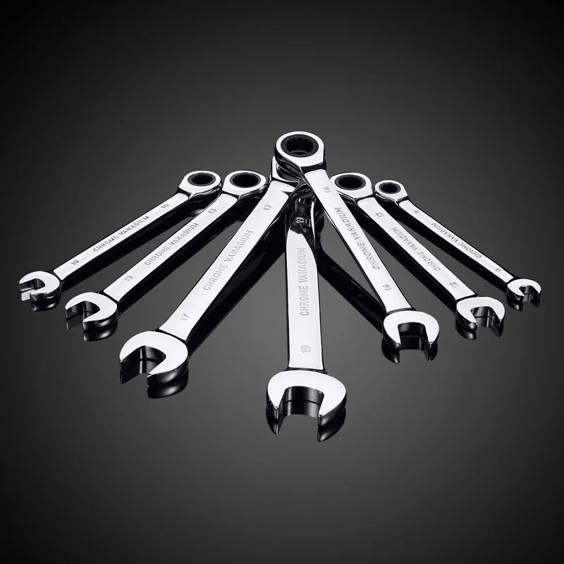 1 Piece Ratchet Combination Metric Wrench Multitool Key Ratchet Spanners Set of Tools Universal Wrench Tool Car Repair Tools