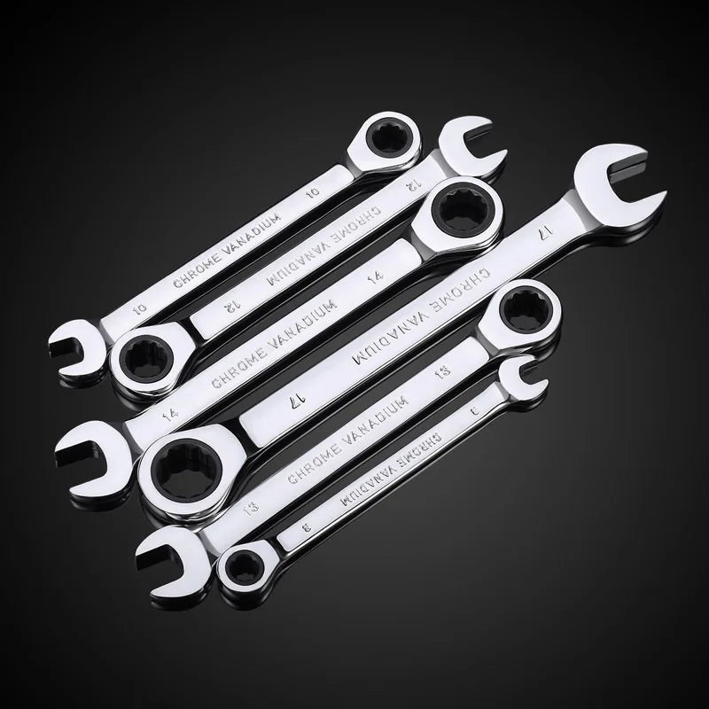 1 Piece Ratchet Combination Metric Wrench Multitool Key Ratchet Spanners Set of Tools Universal Wrench Tool Car Repair Tools