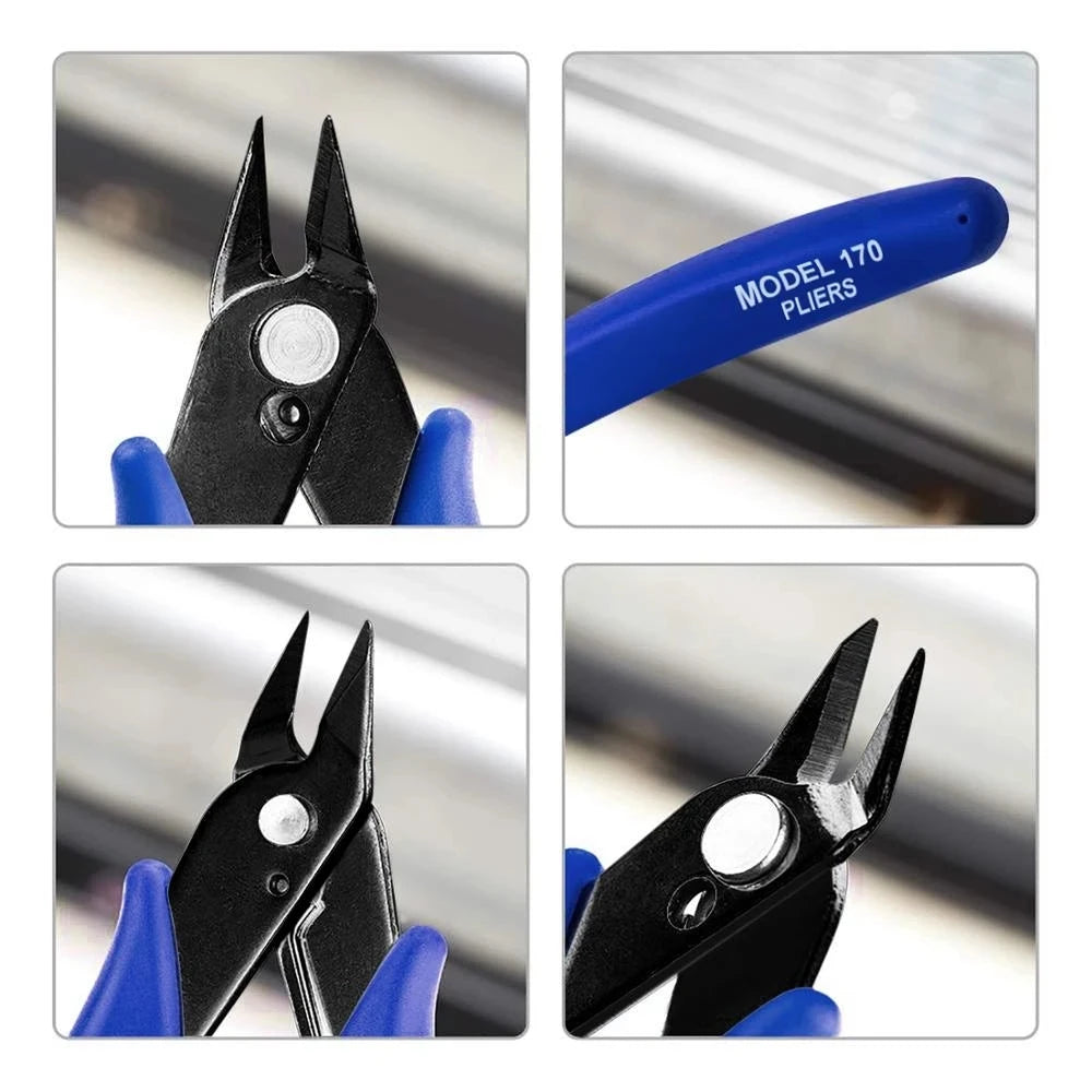 Multi Functional Pliers Diagonal Pliers Wire Plier Stripping Pliers Cutting Plier Wire Cable Cutter Side Snips Flush Pliers Tool