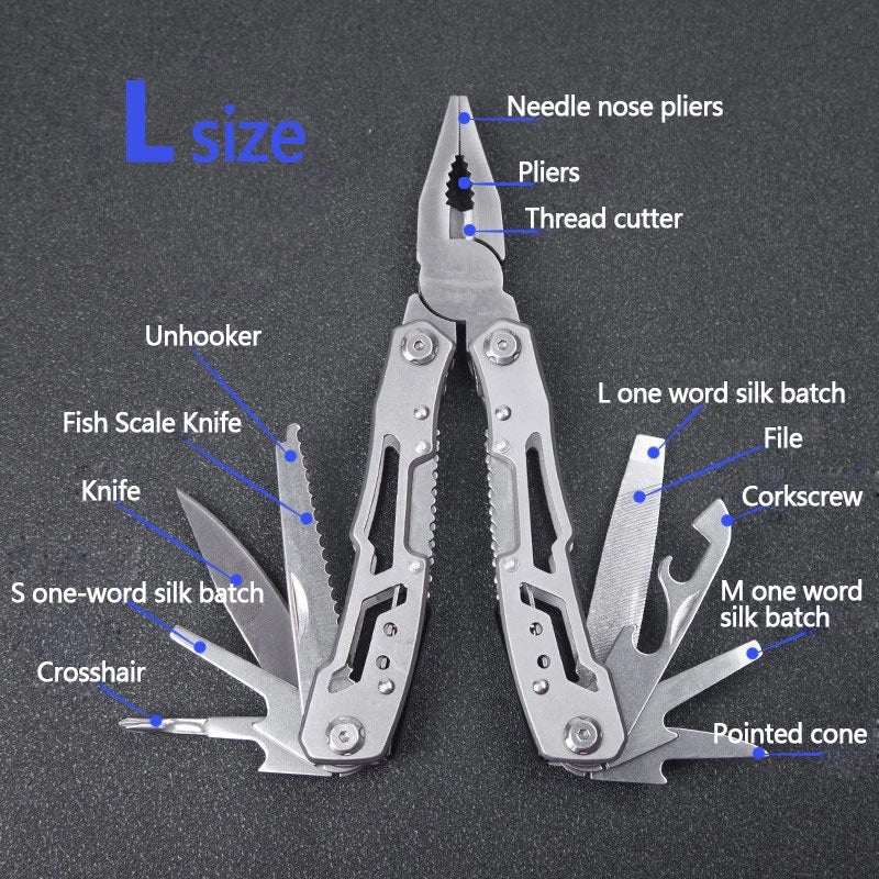 Multifunctional Pliers Folding Pliers Multi-tool Pocket Knife Pliers Outdoor Portable Folding Plier Multipurpose Repair Tools
