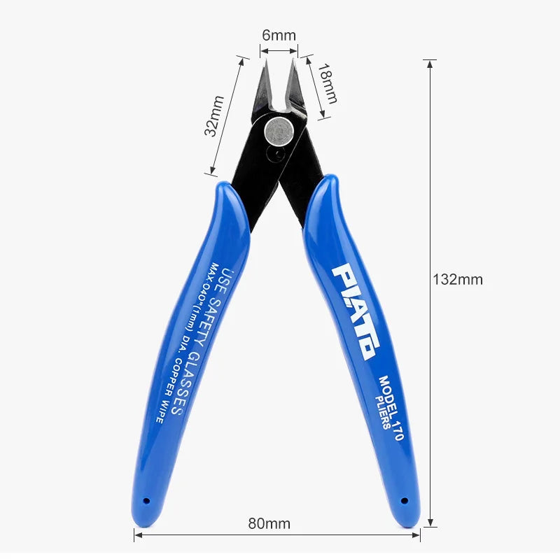 Multi Functional Pliers Diagonal Pliers Wire Plier Stripping Pliers Cutting Plier Wire Cable Cutter Side Snips Flush Pliers Tool