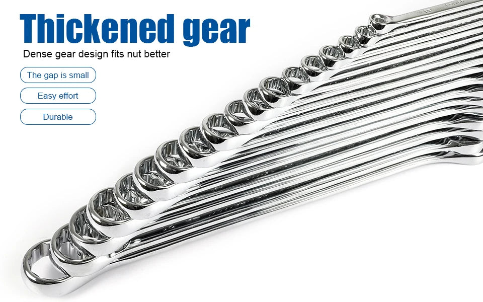 NINDEJIN 1pc open end wrench tool 5.5 6 7 8 9 10 11 12 13 14 15mm combination wrench hex spanner wrench for hex nuts