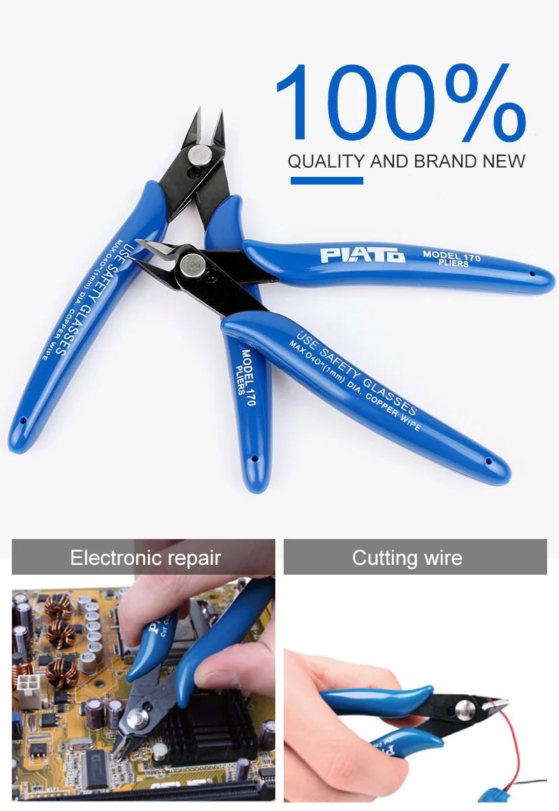 Multi Functional Pliers Diagonal Pliers Wire Plier Stripping Pliers Cutting Plier Wire Cable Cutter Side Snips Flush Pliers Tool