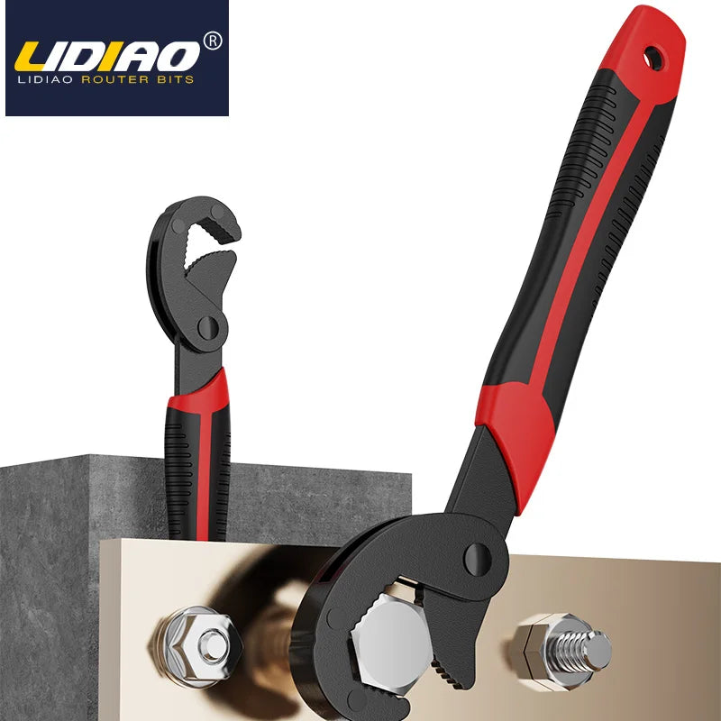 Adjustable Portable Wrench Universal Wrench Multifunctional Opening Wrench Adjustable Ratchet Spanner Hand Repair Tools