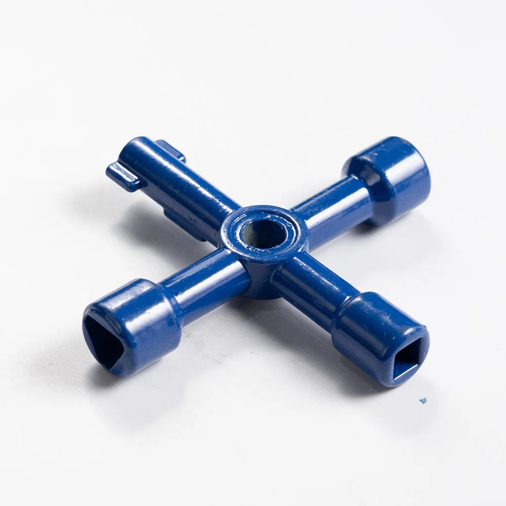 4in1 Electric Cabinet Elevator Hex Key Wrench Watermeter Valve Inner Triangle Wrench Multi-purpose Screwdriver Tool Set Portable