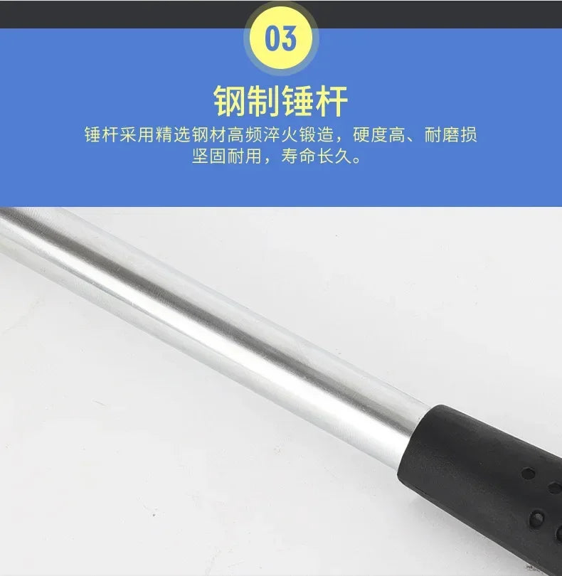 Double Face Soft Tap Rubber Hammer 25mm Multifunctional Glazing Window Beads Hammers Nylon Head Rubber Mallet
