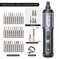 Cordless Electric Screwdriver Rechargeable 2000mah Lithium Battery Mini Drill 4V Power Tools Set Household Maintenance Repair