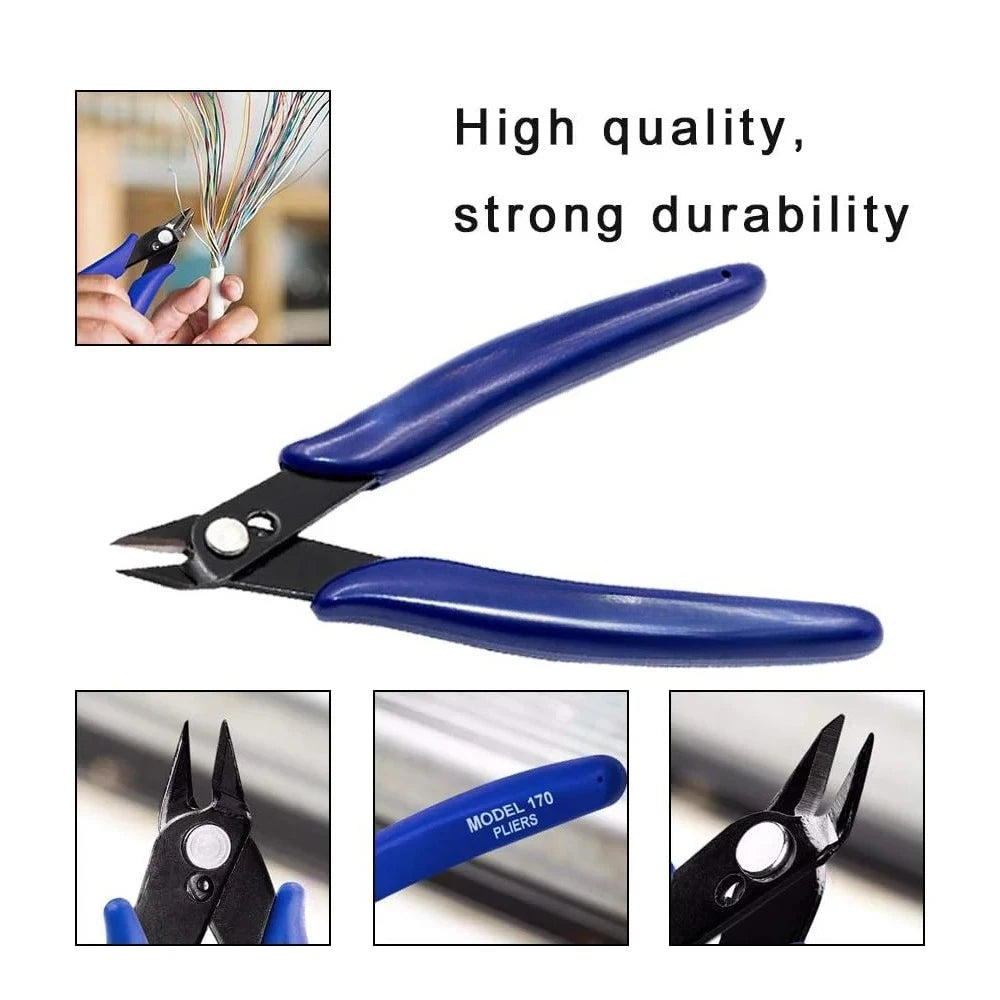 Plastic model nipper pincers tool Multi Tools electrician 170 DIY Electronic Diagonal Pliers Side Cutting Wire Cutter