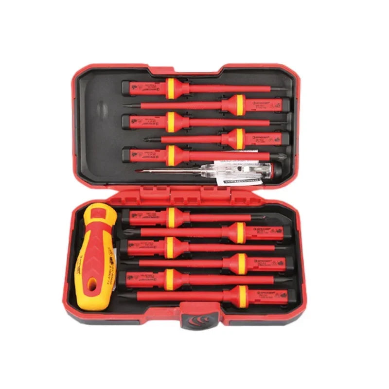 Electrician Repair Tools Kit Changeable Insulated Screwdrivers Set  Magnetic Slotted Bits Repair Tool Electrician Tool