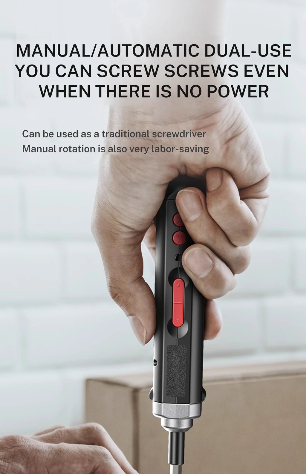 Multifunctional Electric Screwdriver Household Mini Electric Drill Rechargeable Precision Screwdriver High Torque Repair Tool