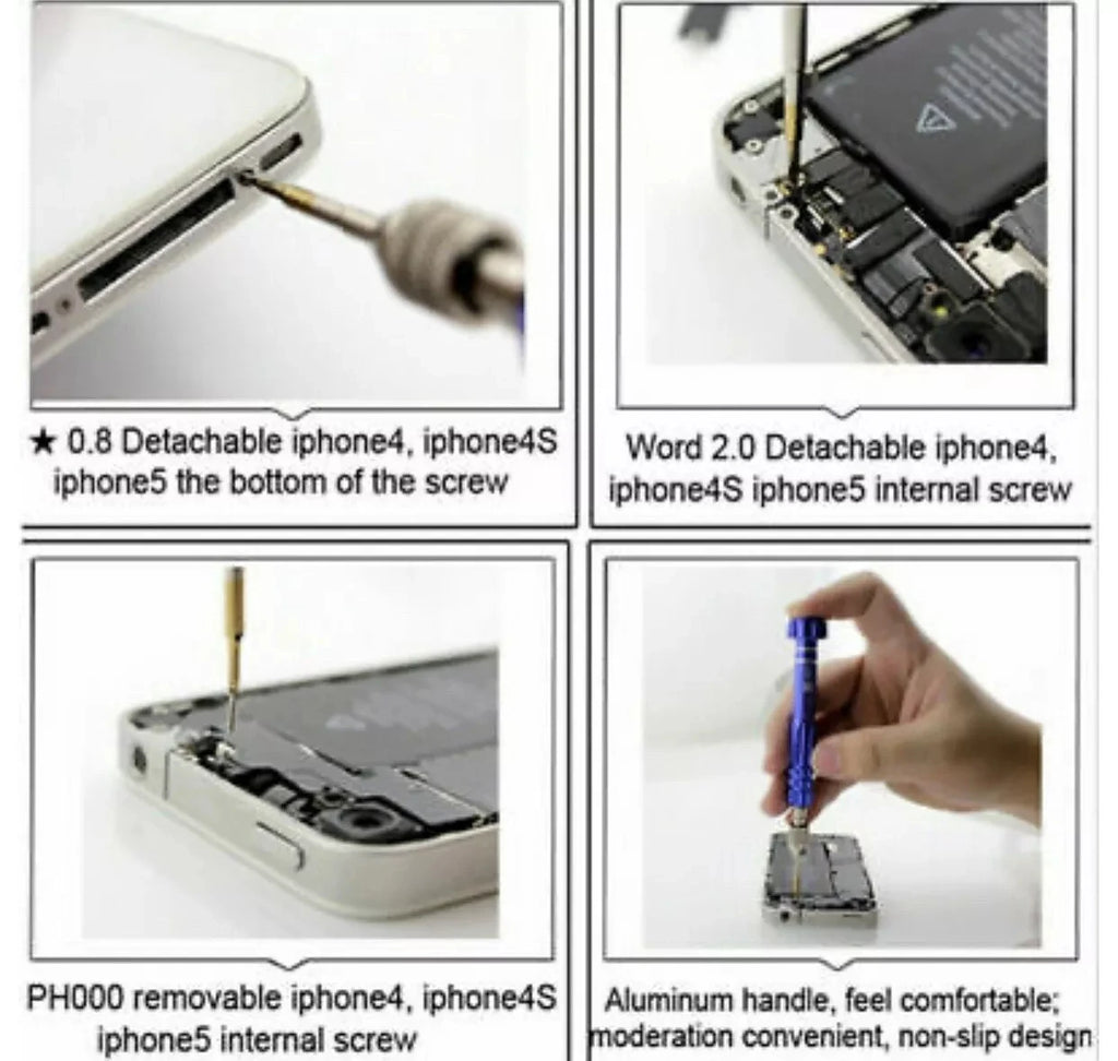 2025 5 in 1 Screwdriver Repair Kit Screwdriver for Phone Opening Tools Phone Repair Tools for Iphone Huawei Xiaomi /Color Random