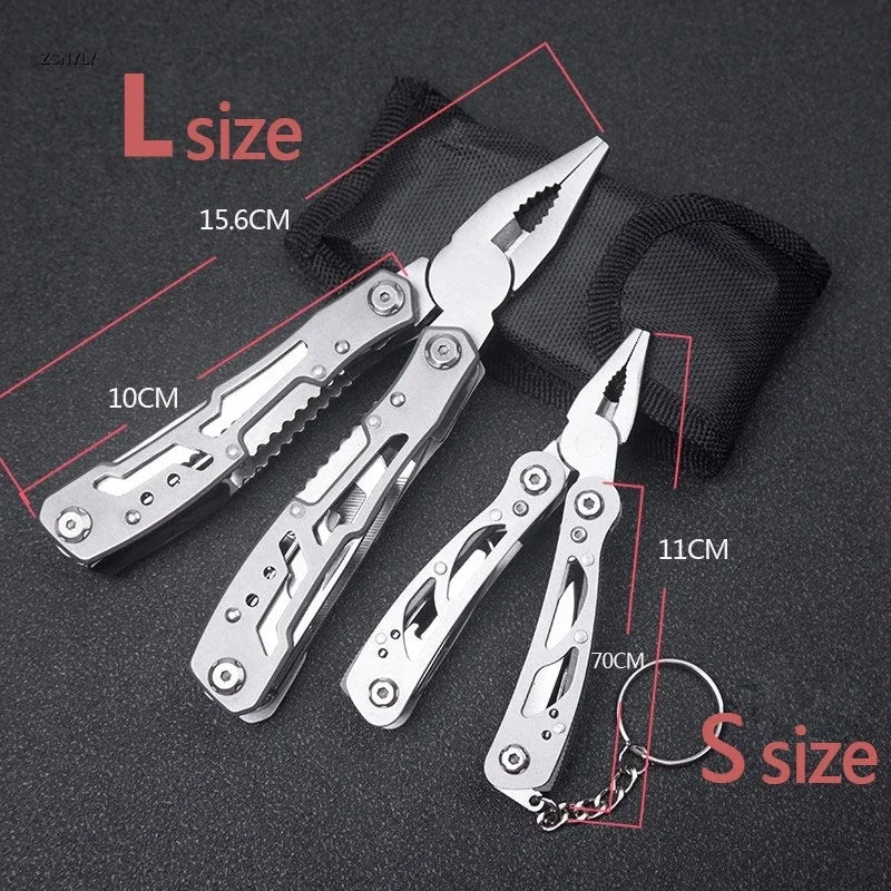 Multifunctional Pliers Folding Pliers Multi-tool Pocket Knife Pliers Outdoor Portable Folding Plier Multipurpose Repair Tools