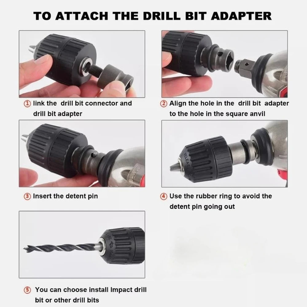 Brushless Impac Wrench 500N.m Electric Driver 1/2" Repair Cordless Screwdriver 4 Gears Power Tools for Milwaukee 18V Battery