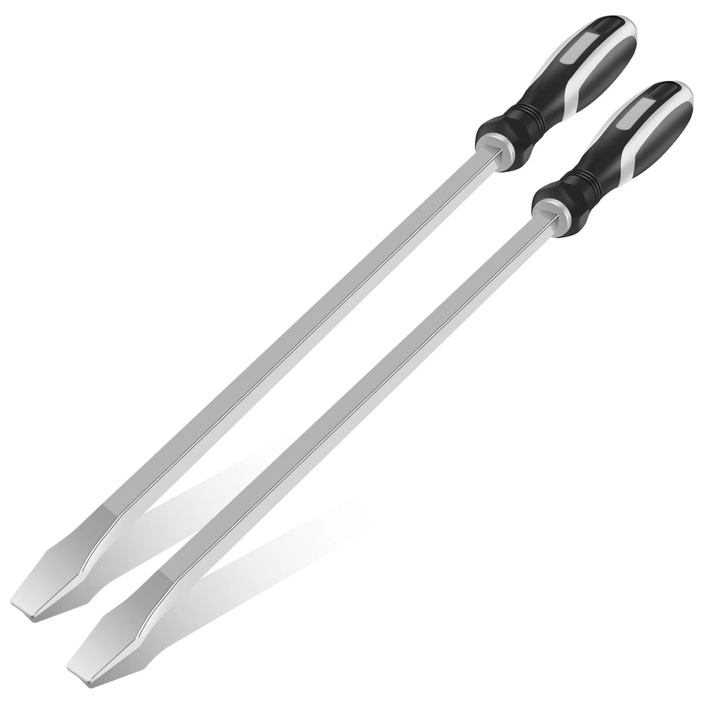 1/2 Pcs Extended Demolition Screwdriver 22.24 Inch Chrome Vanadium Steel Heavy Duty Slotted Screwdriver Set for Car Repair Tools