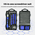 NEW 115 in 1 Magnetic Precision Screwdriver Set - Complete Repair Hand Tool Kit for Computer Laptop Phone and Electronic Devices