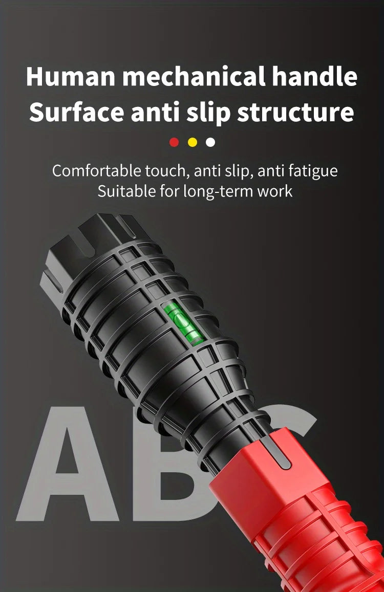 Bathroom & Kitchen Faucet Repair Tool Set - 18-in-1 & 24-in-1 Flume Wrenches