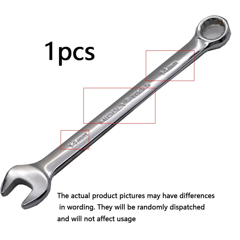 1pc Open End Wrench Tool Combination Wrench Hex Spanner Wrench For Hex Nuts 6 7 8 9 10 11 12 13 14 15 16mm