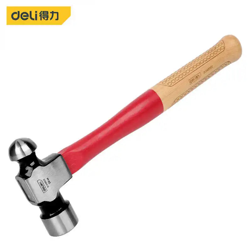 1Pcs Fiber/Wooden Handle Hammer Woodworking Nail Hammer High Quality Steel Round Head Hammer Multifunction Household Repair Tool
