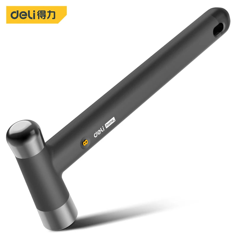 Deli 1Pcs High Carbon Hammers TPR Non-slip Handle Multifunction Woodworking Installation Nail Hammer Household Hand Tools Hammer