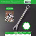Ultra-thin Open End Wrench 5-32MM Ratchet Wrenches Universal Spanners Dual-purpose Wrench for Bicycle Motorcycle Car Repair Tool