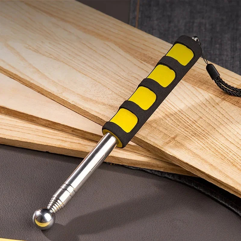 1Pc 98/115/160CM Multifunction Telescopic Self Defense Hammers Empty Drum Hammer Room Test Rod Inspection Room Tools Metel Test