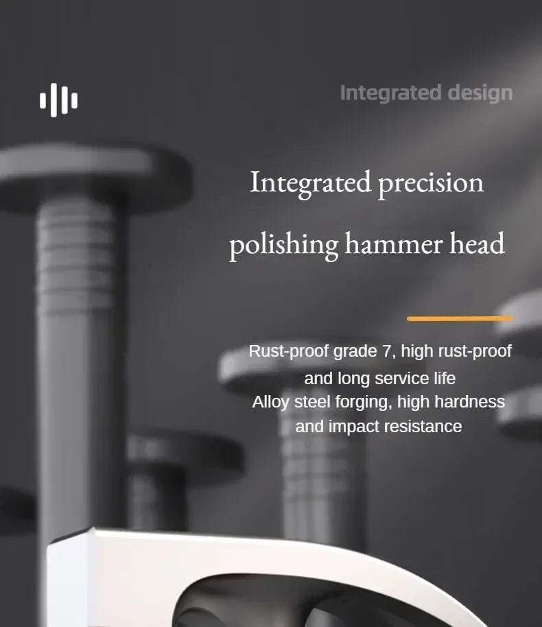 Deli 10oz Claw Hammers Mini Camping Hammer Nail Hammer with Shock Reduction Grip Multifunctional Woodworking Repair Hand Tools