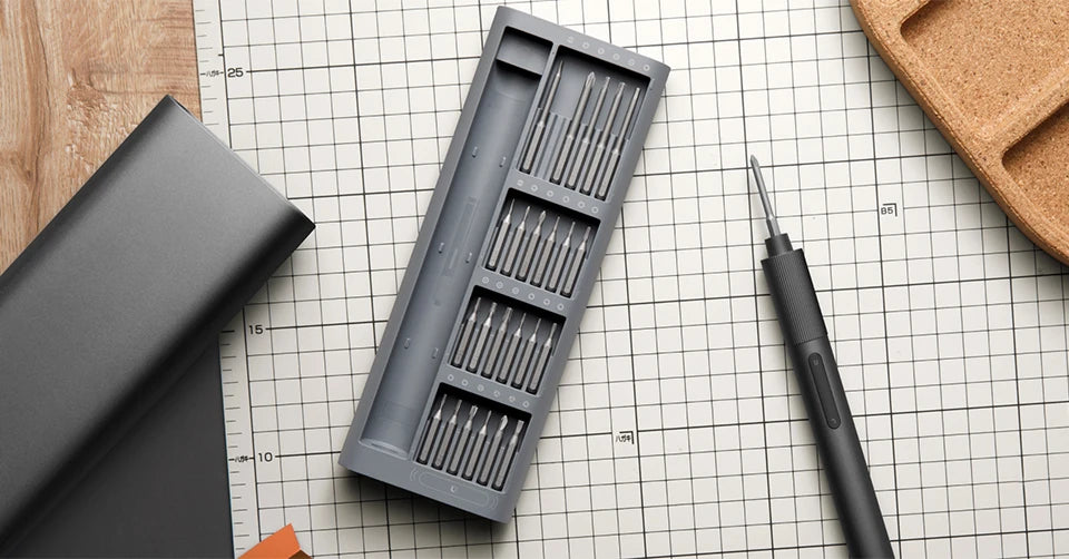 NEW MIJIA Electric Precision Screwdriver Magnetic Kit with 24 PCS Screw Heads Power Tools Sets for Smart Home PC Phone Repair