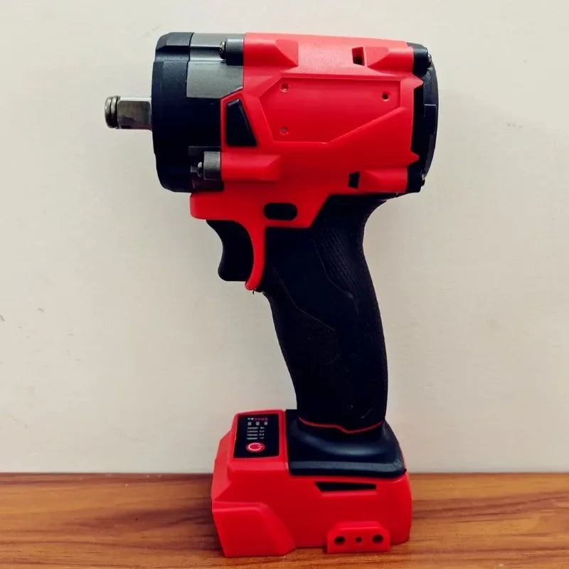 Brushless Impac Wrench 500N.m Electric Driver 1/2" Repair Cordless Screwdriver 4 Gears Power Tools for Milwaukee 18V Battery