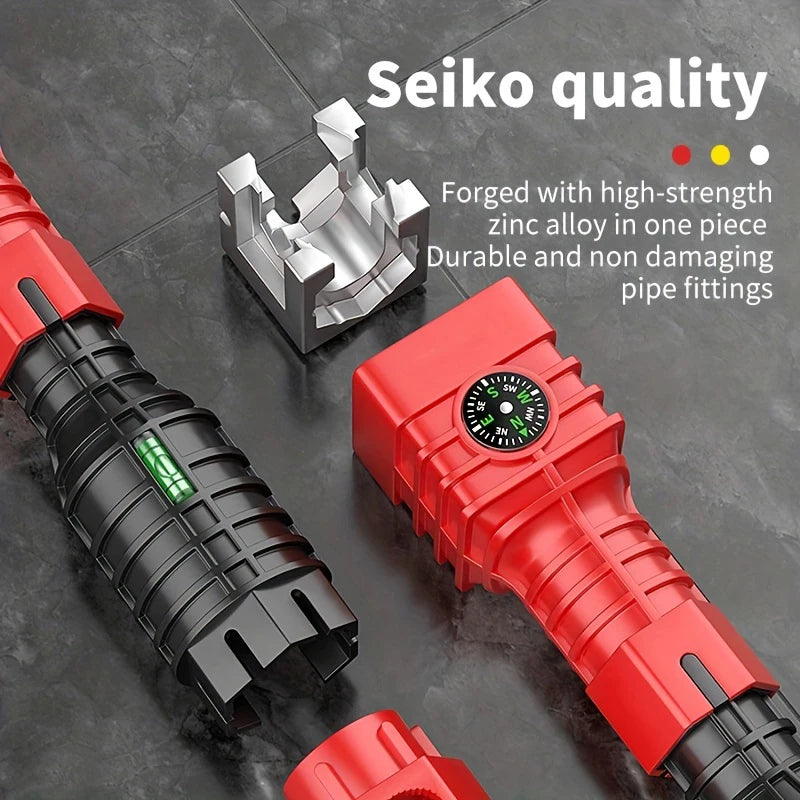 Bathroom & Kitchen Faucet Repair Tool Set - 18-in-1 & 24-in-1 Flume Wrenches