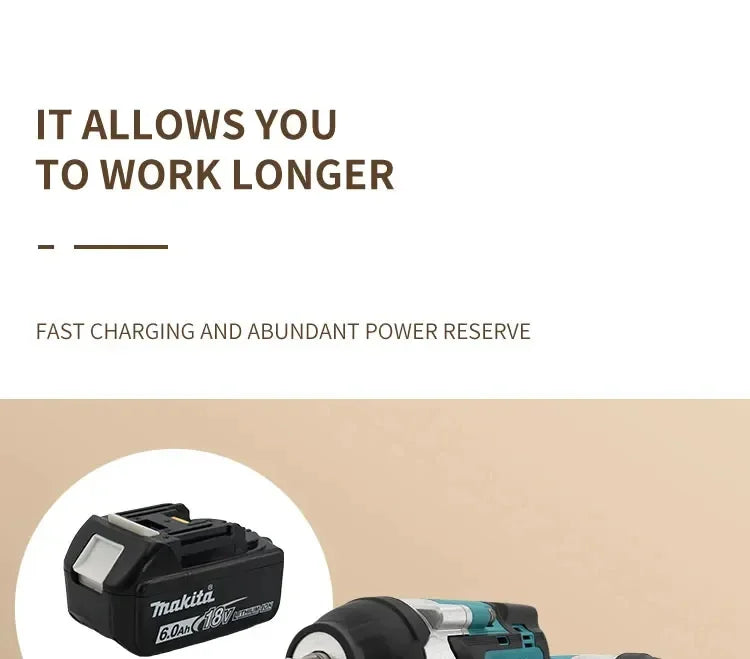 Makita DTW700 18V Brushless Electric Wrench Cordless Drill Screwdriver Free Delivery Large Torque Power Tools Torque Wrench