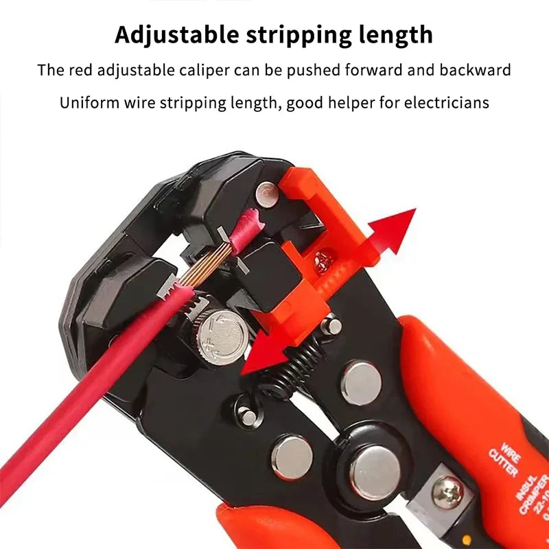 Automatic 5 In1 Wire Stripper Tools Multitool Decrustation Pliers Stripping Cutter Crimping Cable Wire Electrician Repair Tools