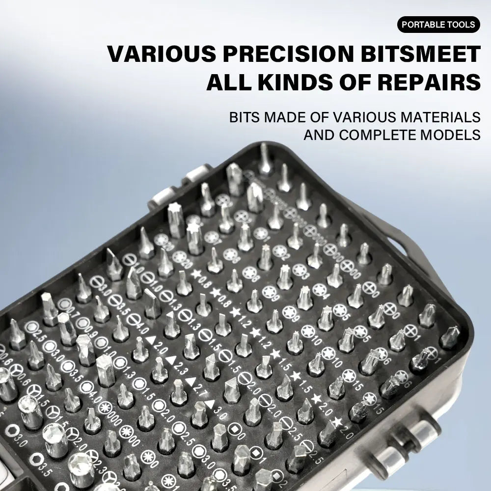 NEW 115 in 1 Magnetic Precision Screwdriver Set - Complete Repair Hand Tool Kit for Computer Laptop Phone and Electronic Devices