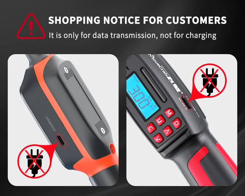 MoveCrab Angle Digital Torque Wrench Torque Wrench Preset Adjustable Car Maintenance