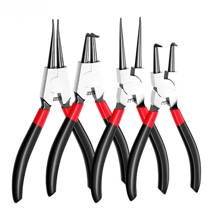 5-In Circlip Pliers,，Retaining Ring Pliersfor Removing Installing Puller Locking Rings ShaftsNeedle nose Pliers