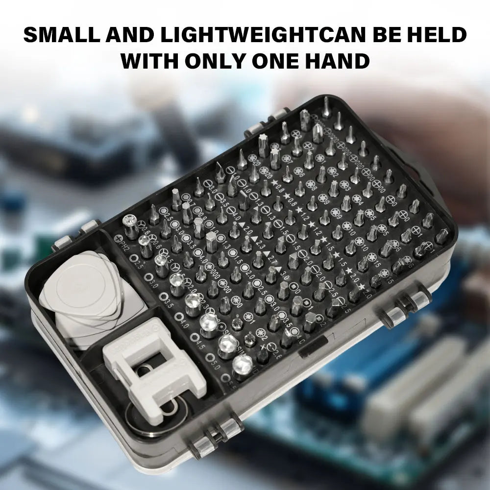 NEW 115 in 1 Magnetic Precision Screwdriver Set - Complete Repair Hand Tool Kit for Computer Laptop Phone and Electronic Devices