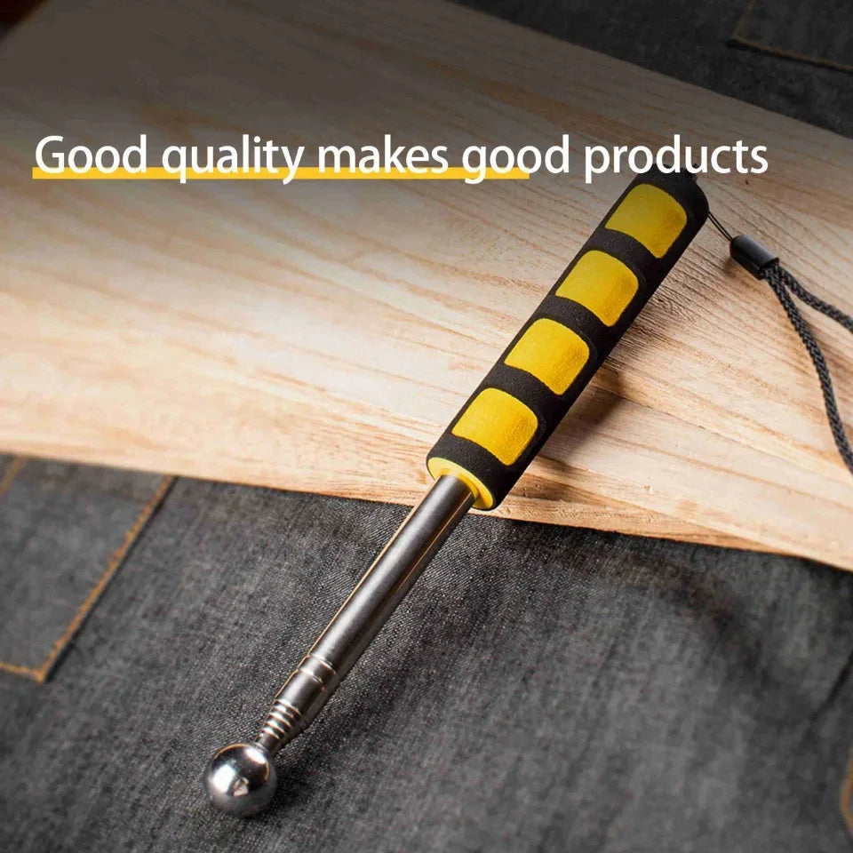 1Pc 98/115/160CM Multifunction Telescopic Self Defense Hammers Empty Drum Hammer Room Test Rod Inspection Room Tools Metel Test