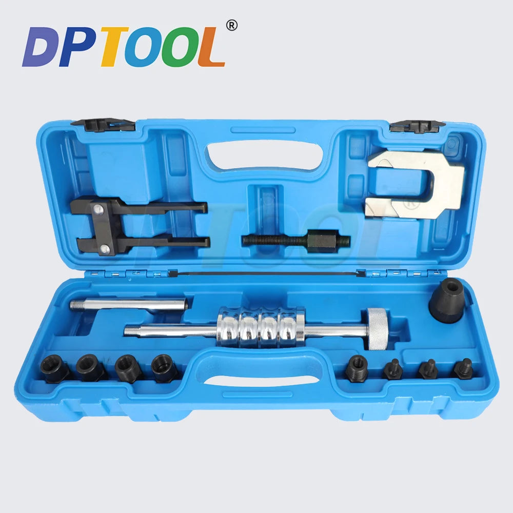 Universal Diesel Fuel Injector Puller Removal Tool Extractor Kit with Slide Hammer