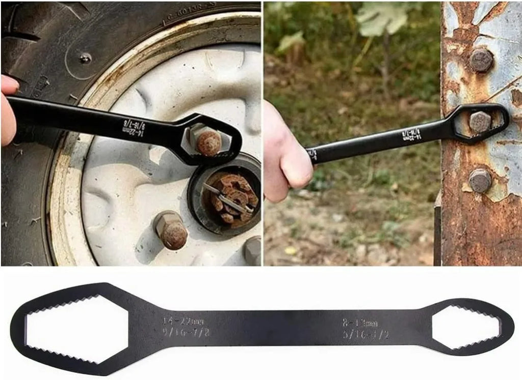 8-24mm Universal Torx Wrench Self-tightening Adjustable Glasses Wrenches Board Double-head Torx Spanner Hand Tools for Factory