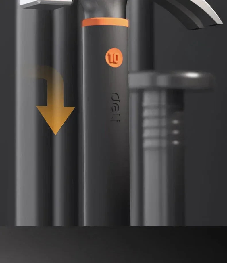 Deli 10oz Claw Hammers Mini Camping Hammer Nail Hammer with Shock Reduction Grip Multifunctional Woodworking Repair Hand Tools