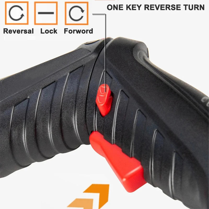 47PCS 3.6v Cordless Screwdriver Set with Rechargeable Lithium Battery Household Electric Drill Tool Kit for Maintenance Repair