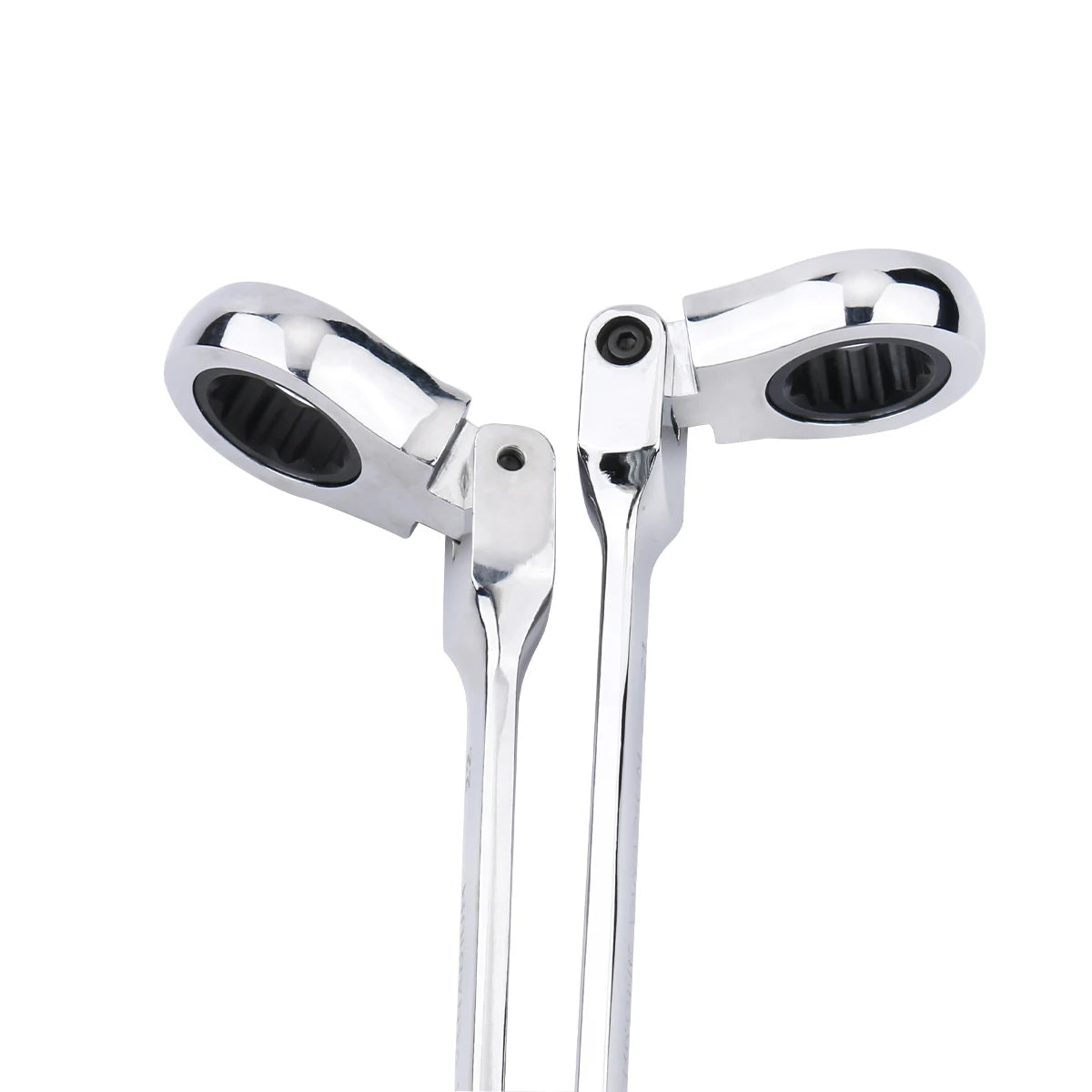 Ratchet Wrench Combination Metric Flex Head Ratcheting Wrench Metric Standard 11-15mm Sturdy Chrome Vanadium Steel Spanner Tools