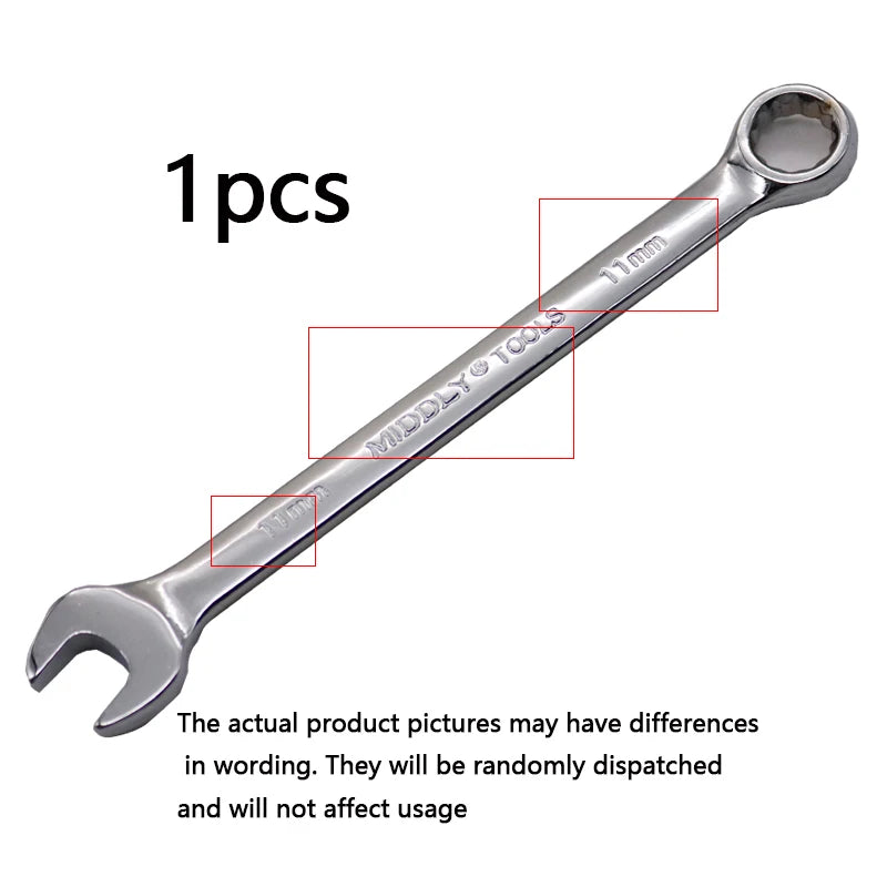 1pc Open End Wrench Tool Combination Wrench Hex Spanner Wrench For Hex Nuts 6 7 8 9 10 11 12 13 14 15 16mm