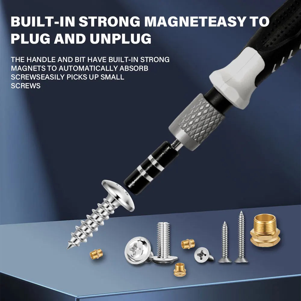 NEW 115 in 1 Magnetic Precision Screwdriver Set - Complete Repair Hand Tool Kit for Computer Laptop Phone and Electronic Devices