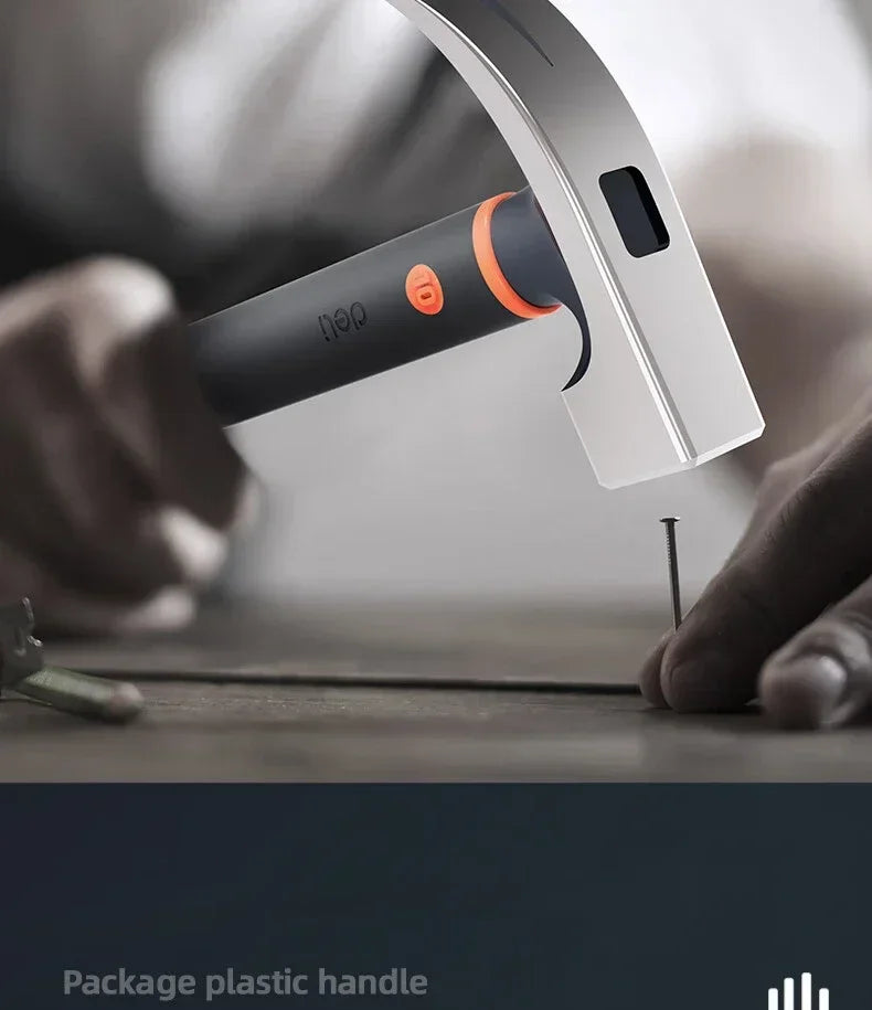 Deli 10oz Claw Hammers Mini Camping Hammer Nail Hammer with Shock Reduction Grip Multifunctional Woodworking Repair Hand Tools