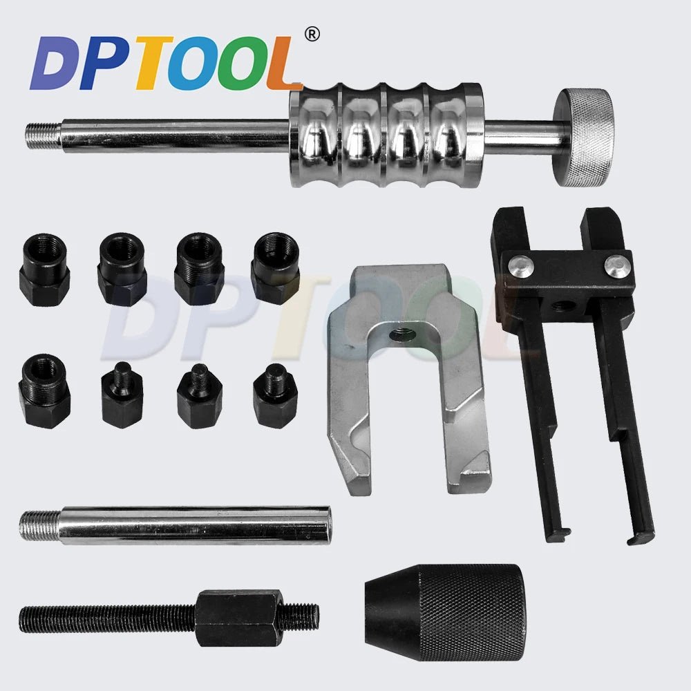 Universal Diesel Fuel Injector Puller Removal Tool Extractor Kit with Slide Hammer