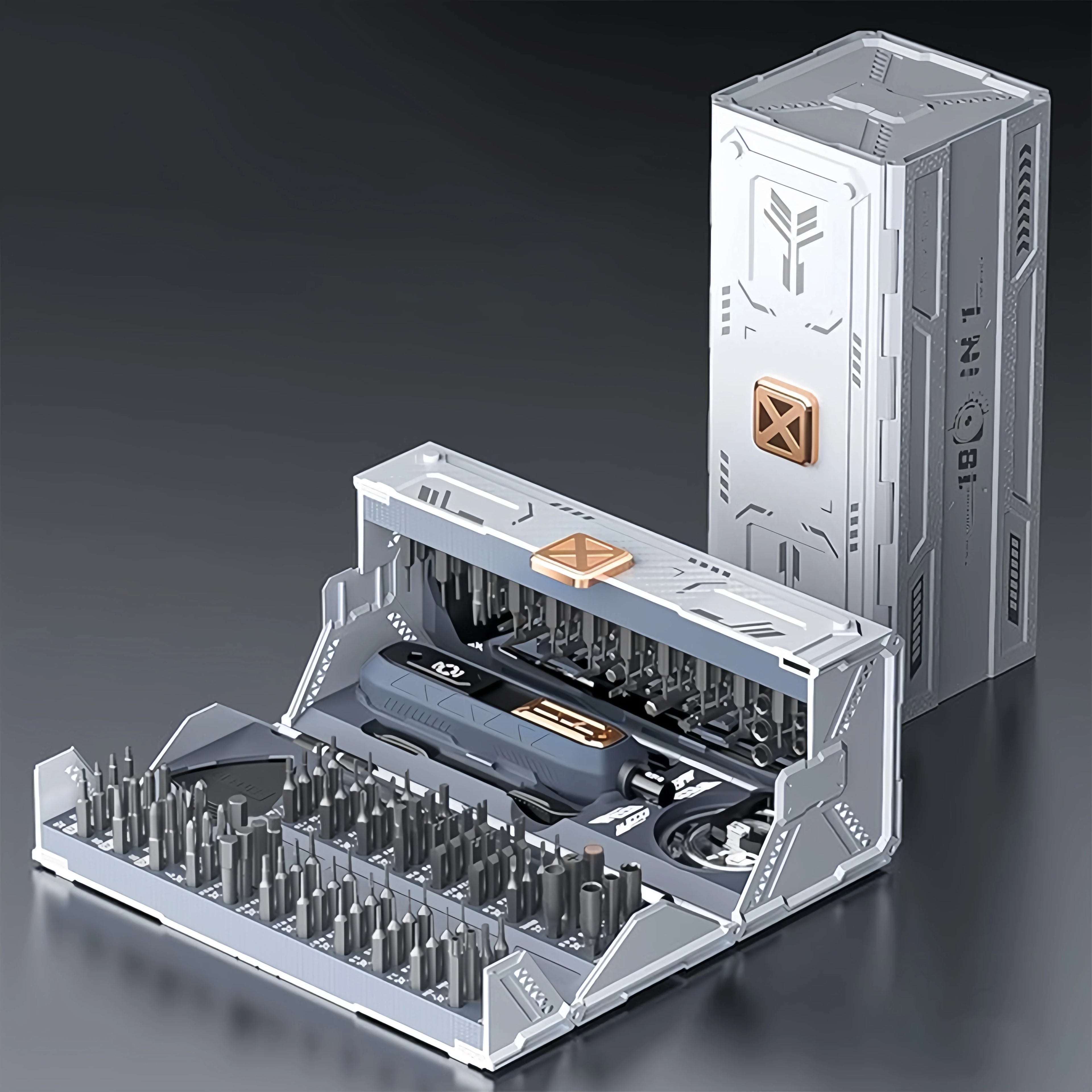 180 in 1 Precision Manual  Multifunctional Screwdriver Set Magnetic Phillips Bits Mobile iPhone & PC & Glasses Repair Tool Gift