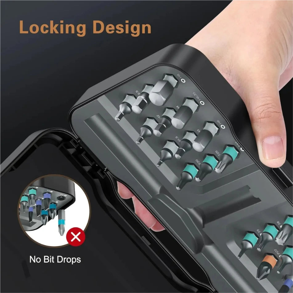 24 In 1 Multi-purpose Ratchet Wrench Screwdriver Set Magnetic Bits Tools Set DIY Household Repair Tool Precision Hand Tools Work