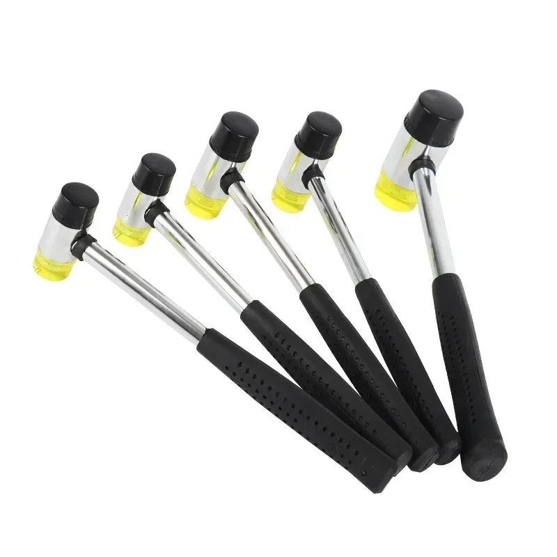 Double Face Soft Tap Rubber Hammer 25mm Multifunctional Glazing Window Beads Hammers Nylon Head Rubber Mallet